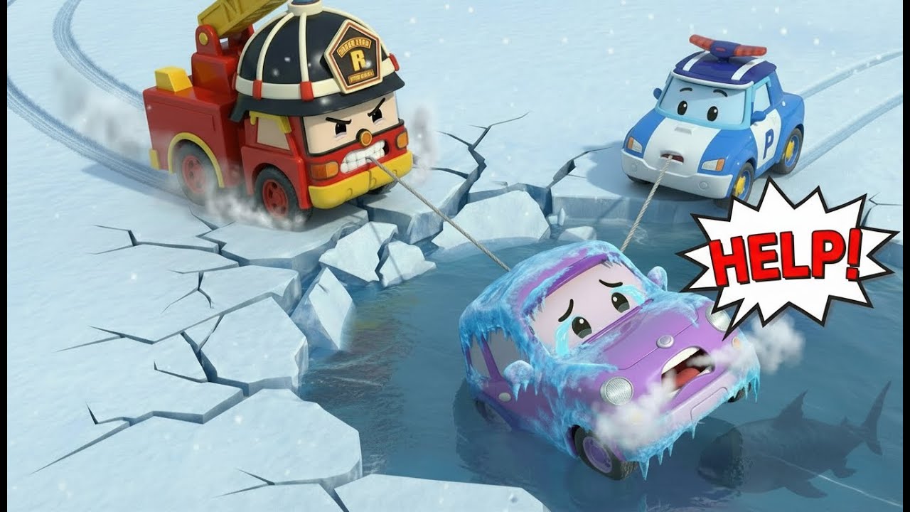 Frozen Lake Rescue! 🧊 Ice Safety & Cold Water Shock | Little Rescue Squad