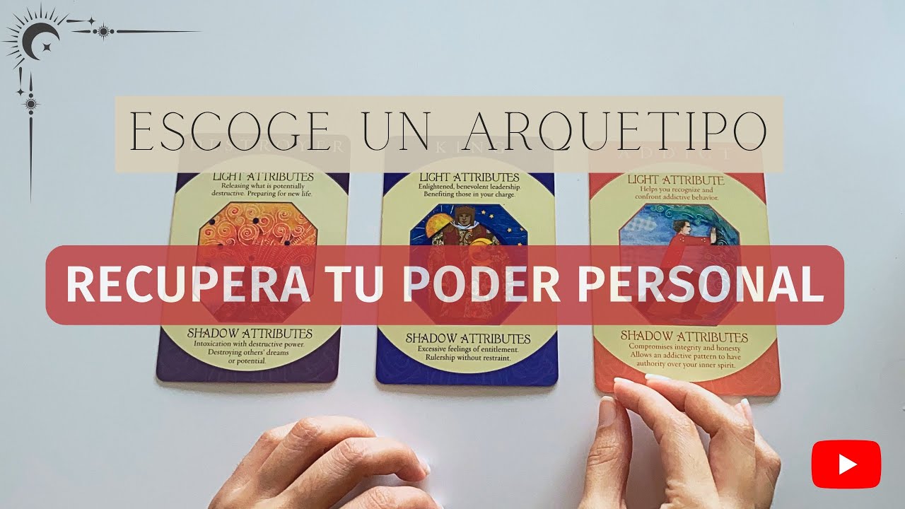 Recupera tu poder personal. #tarot Escoge un arquetipo.