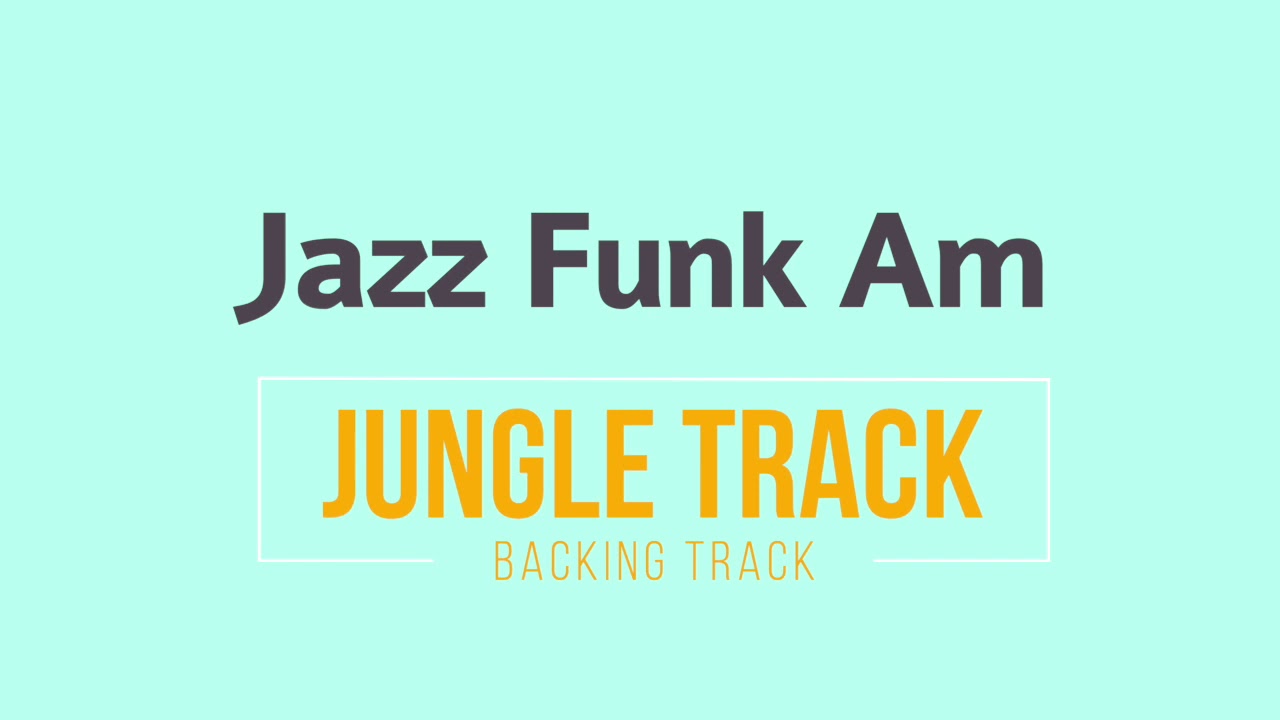 Jazz Funk Bass Backing Track In Am