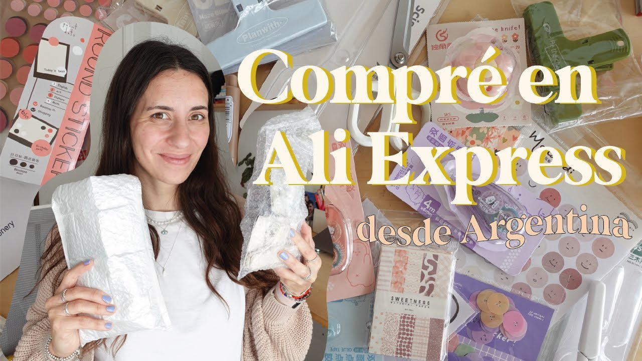 Cómo fue mi experiencia comprando en AliExpress 💸 HAUL de compras de journaling y papelería