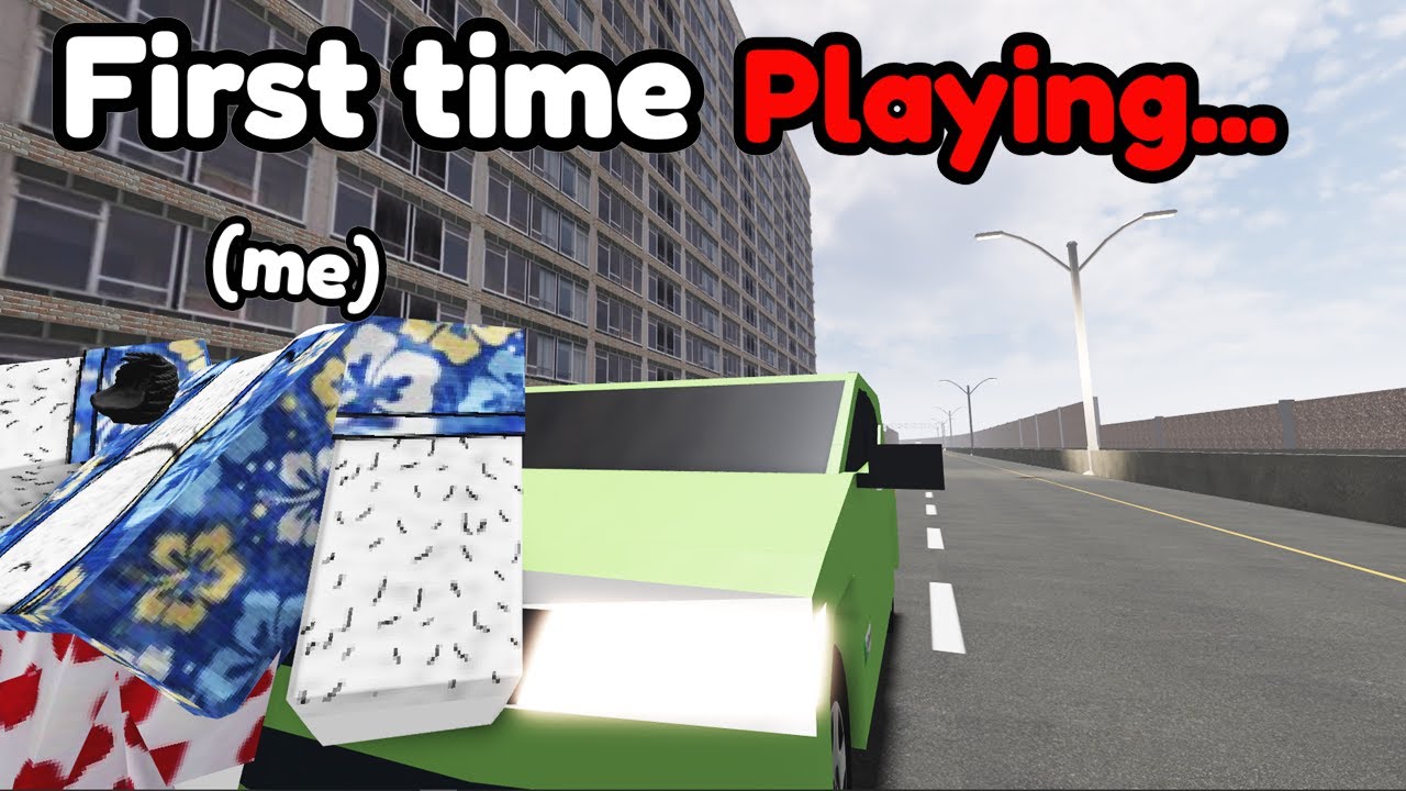 Я впервые сыграл в Roblox Car Crash Studio.