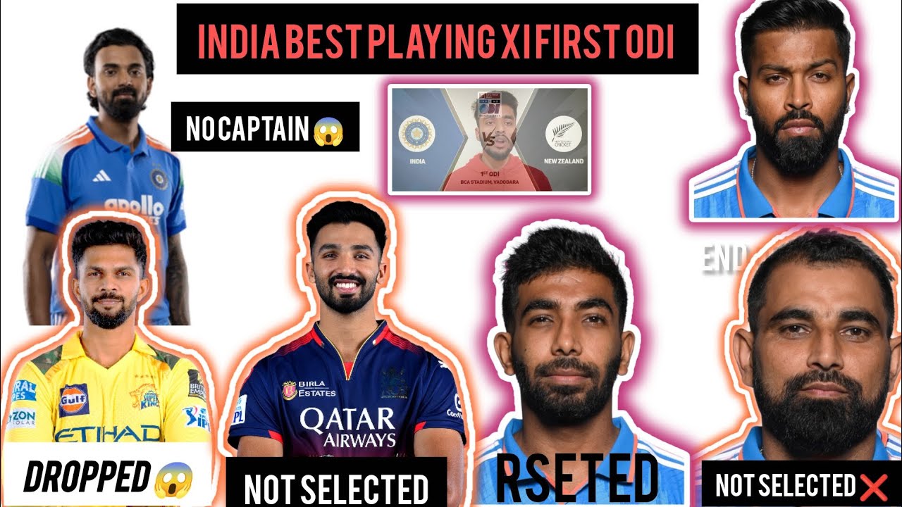 Team India Not Selected Players New Zealand ODI Series And Best Playing XI First ODI 😱✅