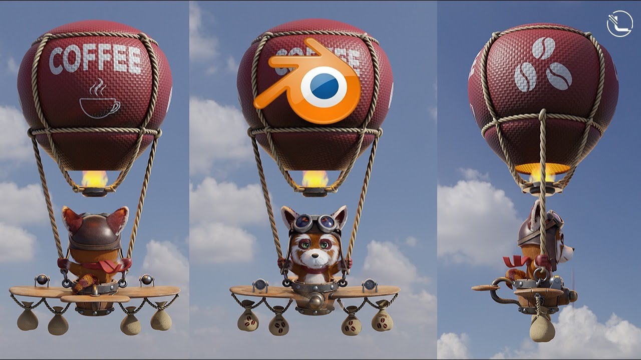 PANDAROSSO IN BLENDER #LIBELACADEMY