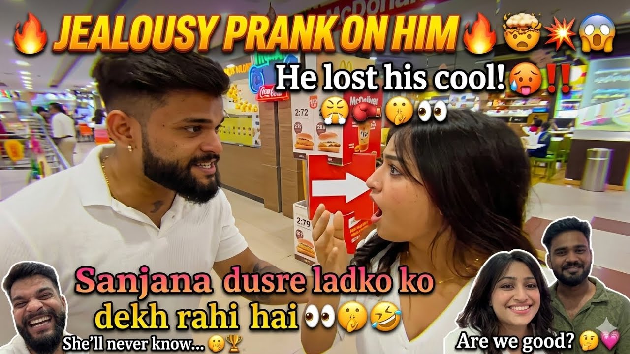 Jealousy prank on him😳 Deep lost his cool publicly😱 kitna kuch keh diya deep ne😢 || Dsanj || kolkata