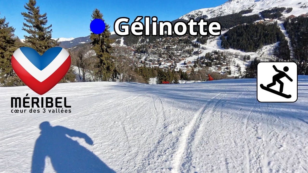 Snowboarding Les Trois Vall&eacute;es, M&eacute;ribel - Olympic to Rhodos - G&eacute;linotte
