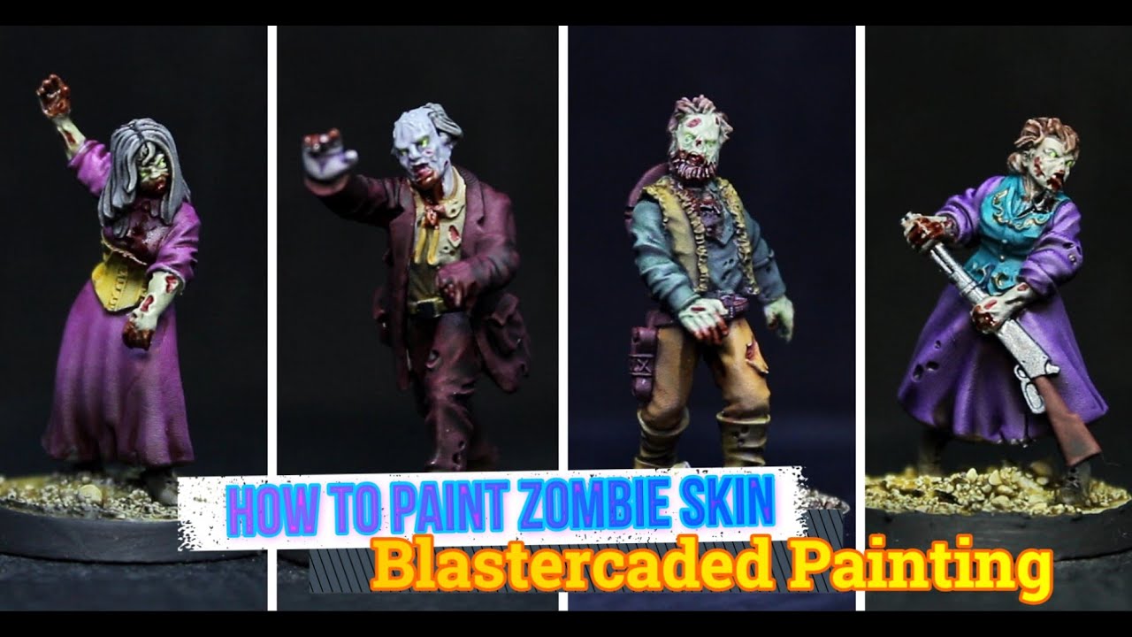 How To Paint Zombie Skin Easily