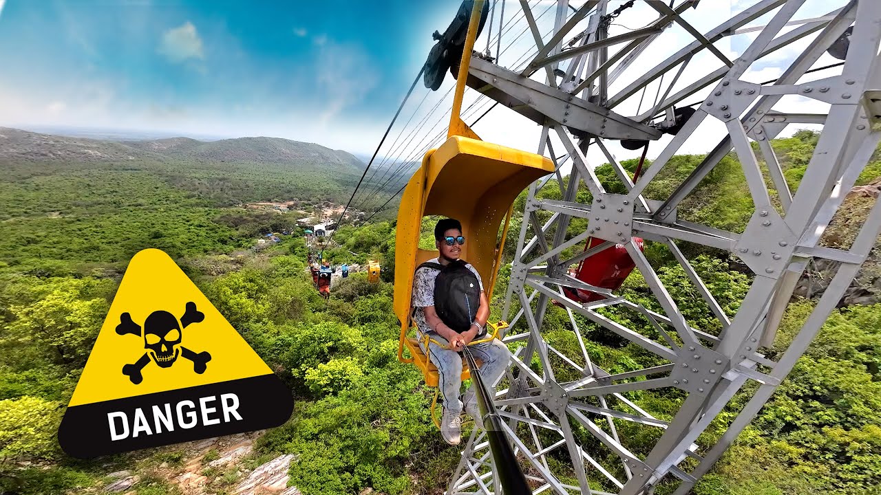 😨 हम तो उड़ने लगे आसमान की ऊंचाईयों में | Rajgir Ropeway | Vishwa Shanti Stupa Rajgir | Vlog - 6
