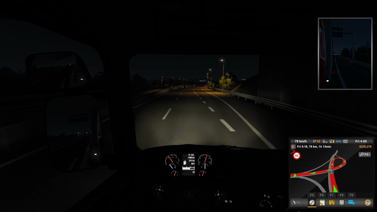 Euro Truck Simulator 2 Turkish Flag Scania R360 Genoa - Florence