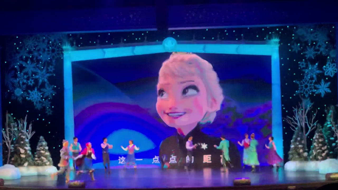 frozen a sing along celebration @shanghai disneyland