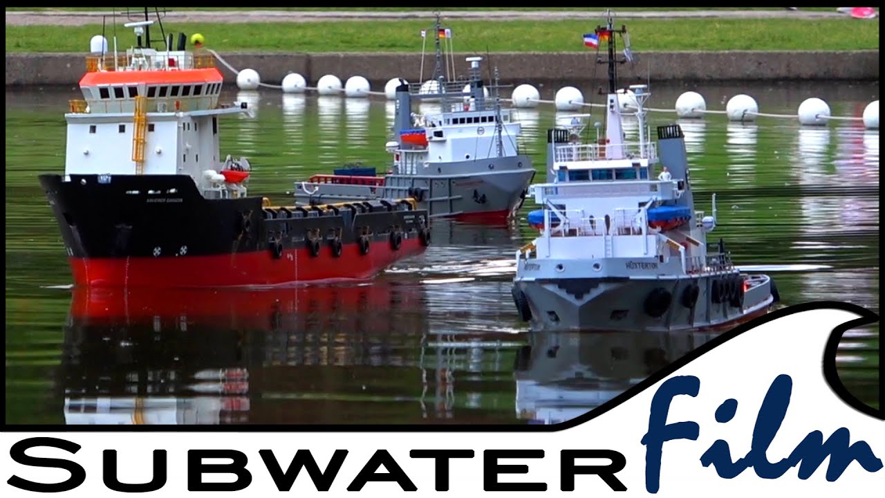 RC OFFSHORE SHIPS event in the middel of HAMBURG | SMC HAMBURG in Planten un Bloomen!