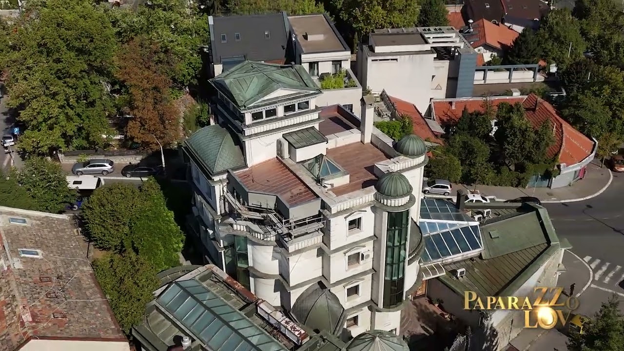Snimci iz drona - renoviranje kuće Cece Ražnatović!