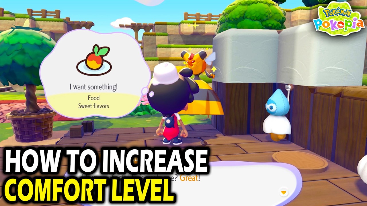 How to Increase Pokemon Comfort Level in Pokemon Pokopia