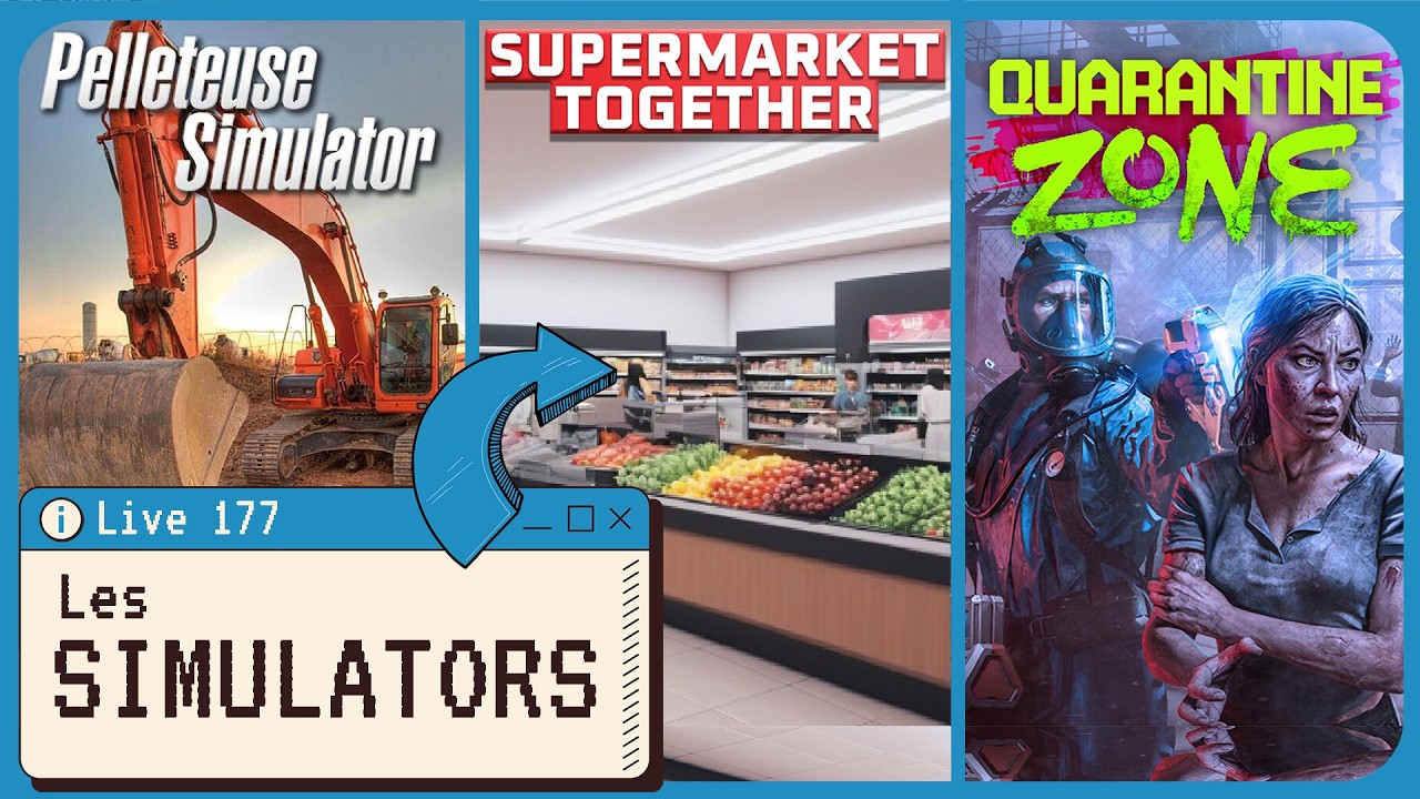 Live 177 - Venez, on joue à Supermarket Together ! Mais si, ça va être bien... | !help !clip