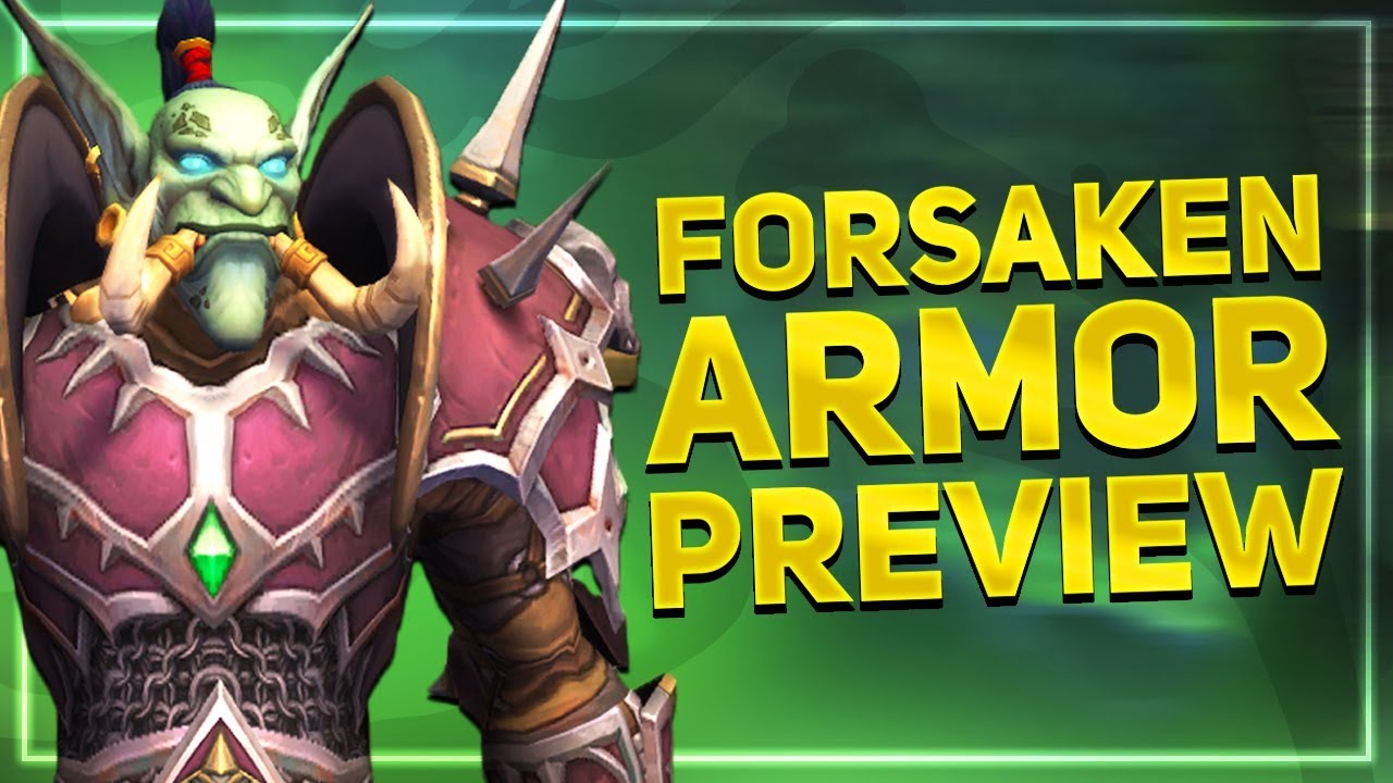 Zandalari Troll Forsaken Warfront Armor Preview
