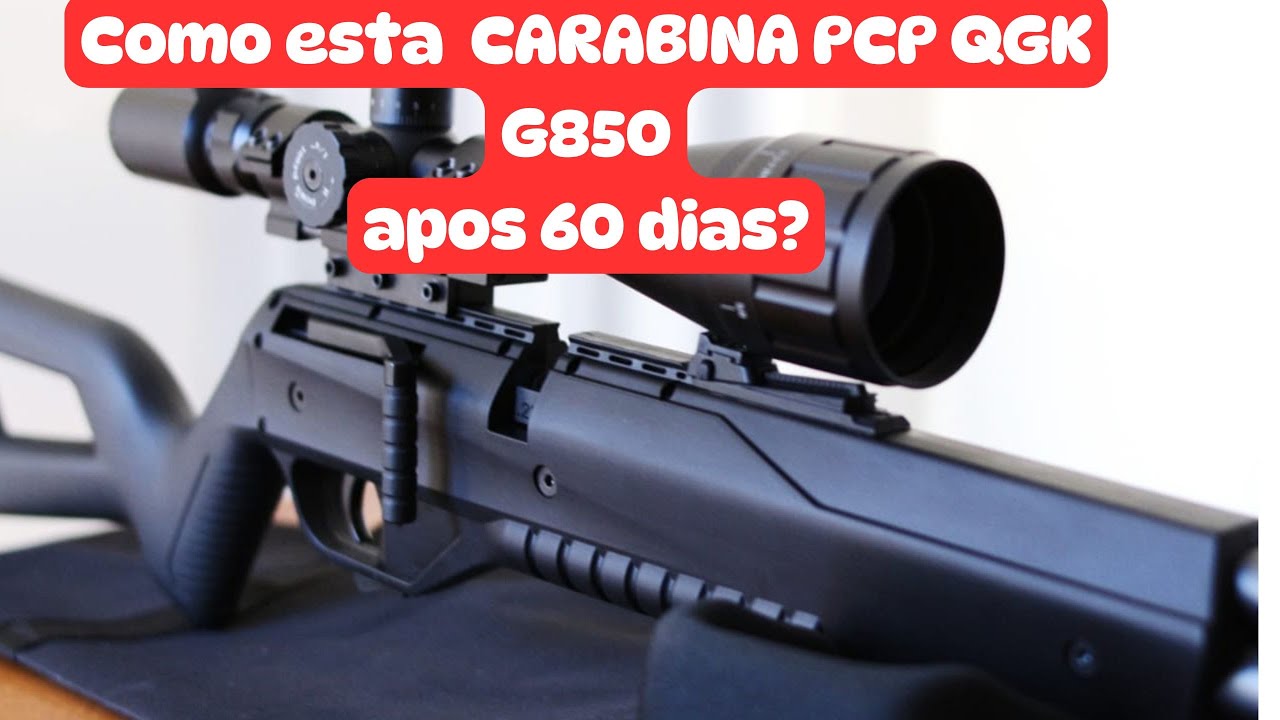 Carabina QGK G850 Como esta após 60 dias de uso?