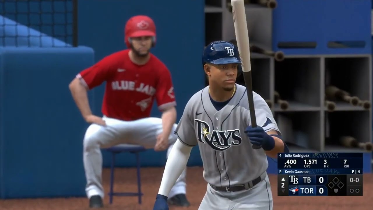 Tampa Bay Rays vs Toronto Blue Jays. MLB The Show 22 Franchise Mode game