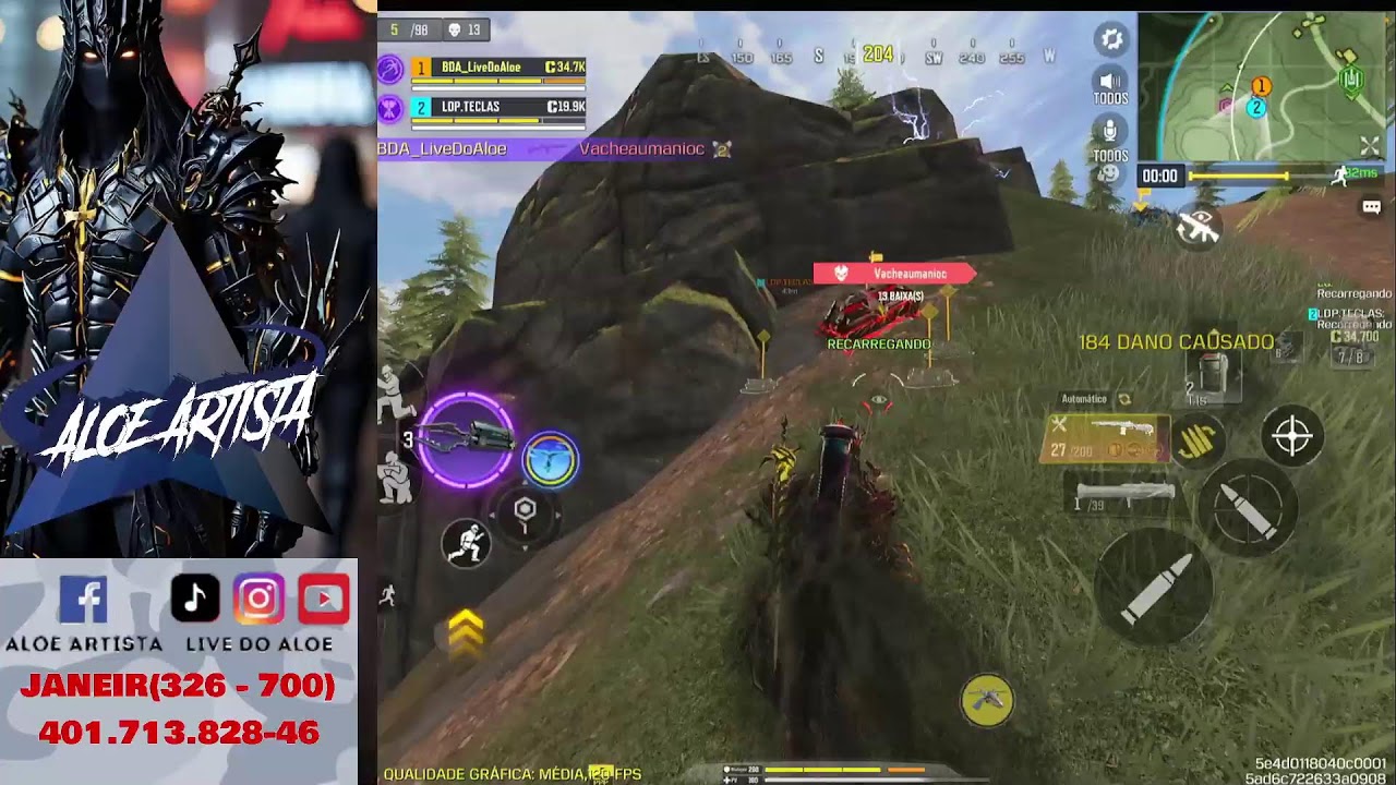 SOLO X SQUAD COM ALOE!