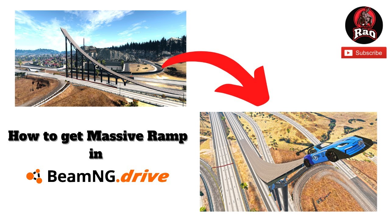How to get Massive Ramp in BeamNG.Drive | HINDI Tutorial | 2022