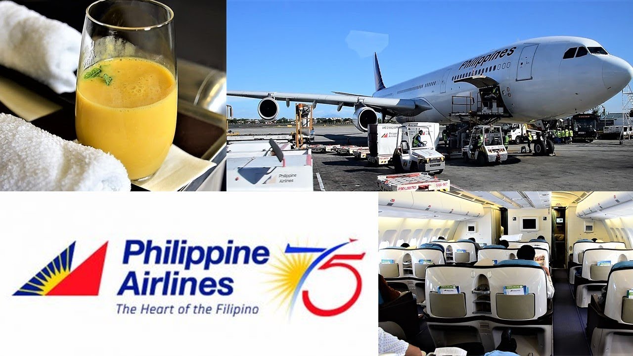 Philippine Airlines A340-300 Business Class Hong Kong to Manila