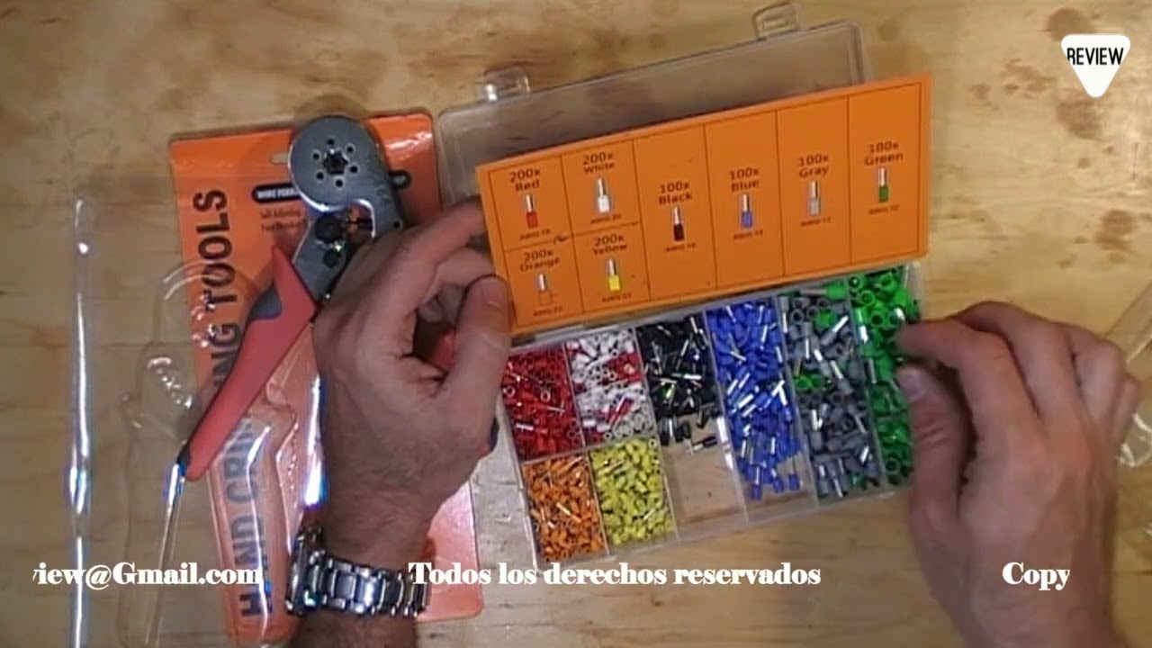 REVIEW / UNBOXING DE LA CRIMPADORA  DE TERMINALES PARA CABLES