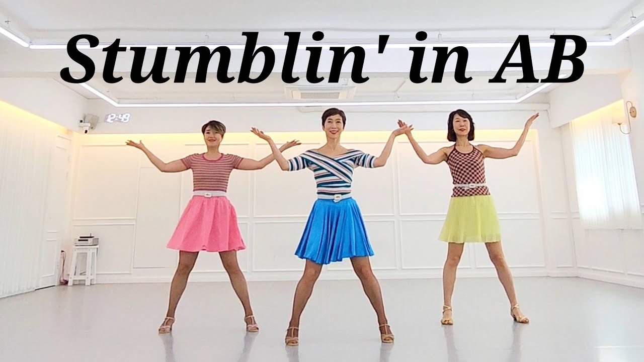 Stumblin' in AB LINEDANCE/왕초급라인댄스/Choreo:Joan Morro/라인댄스배우는곳 010-5469-9632 민정희