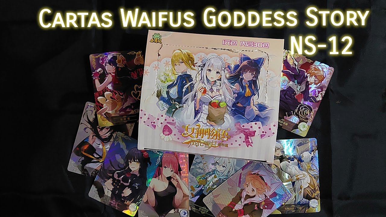 Cartas Waifus Goddess Story NS 12 Unboxing En Español