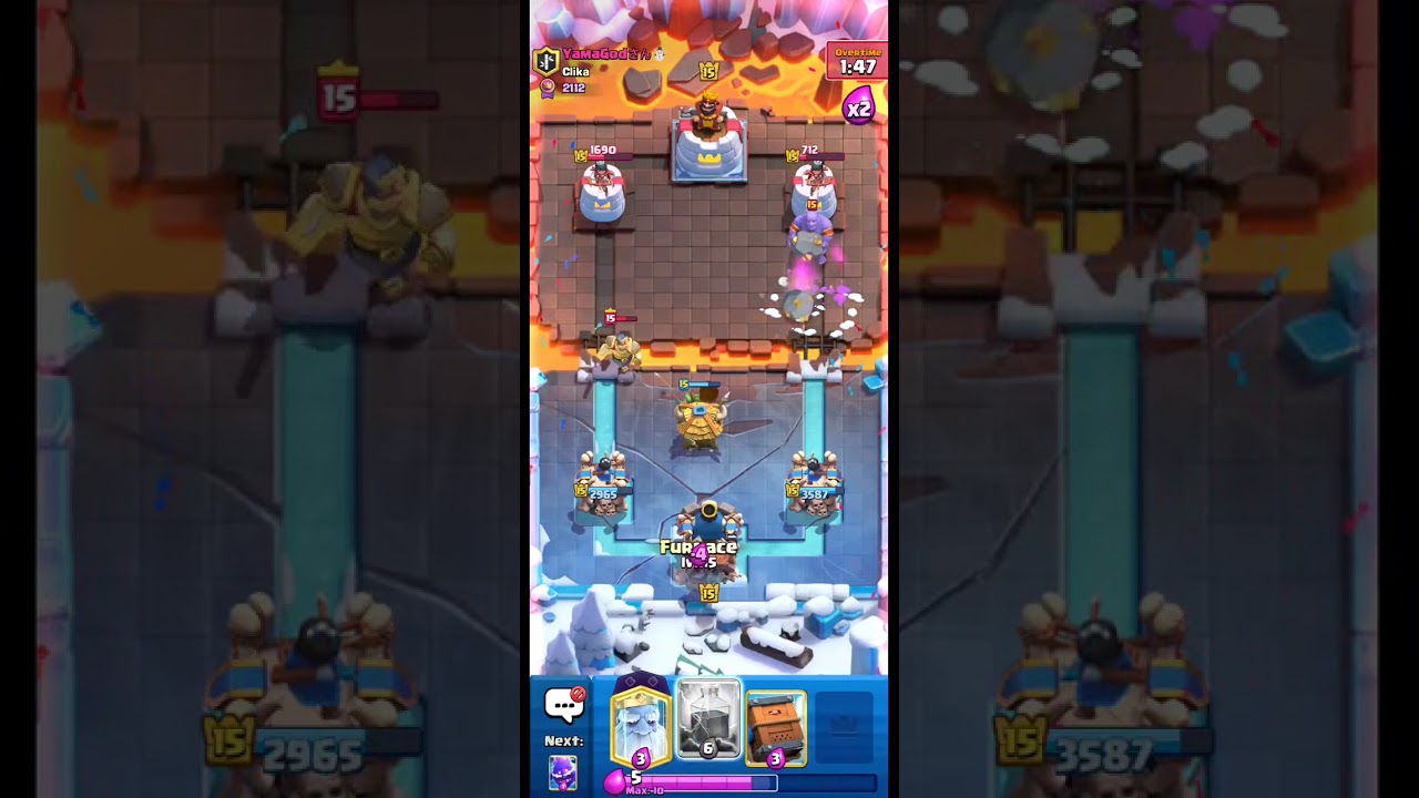 Bro has no chance🥀 #clashroyale #supercell