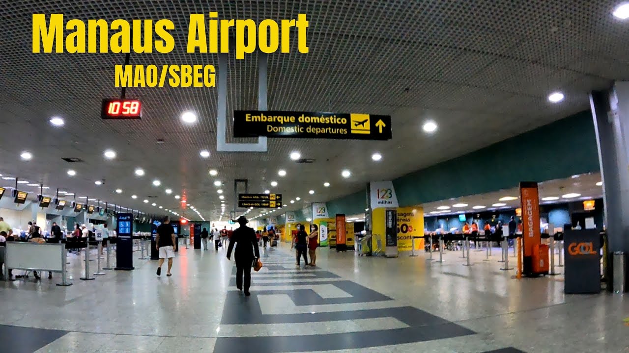 Caminhando no Aeroporto de Manaus - Walking at Manaus Airport