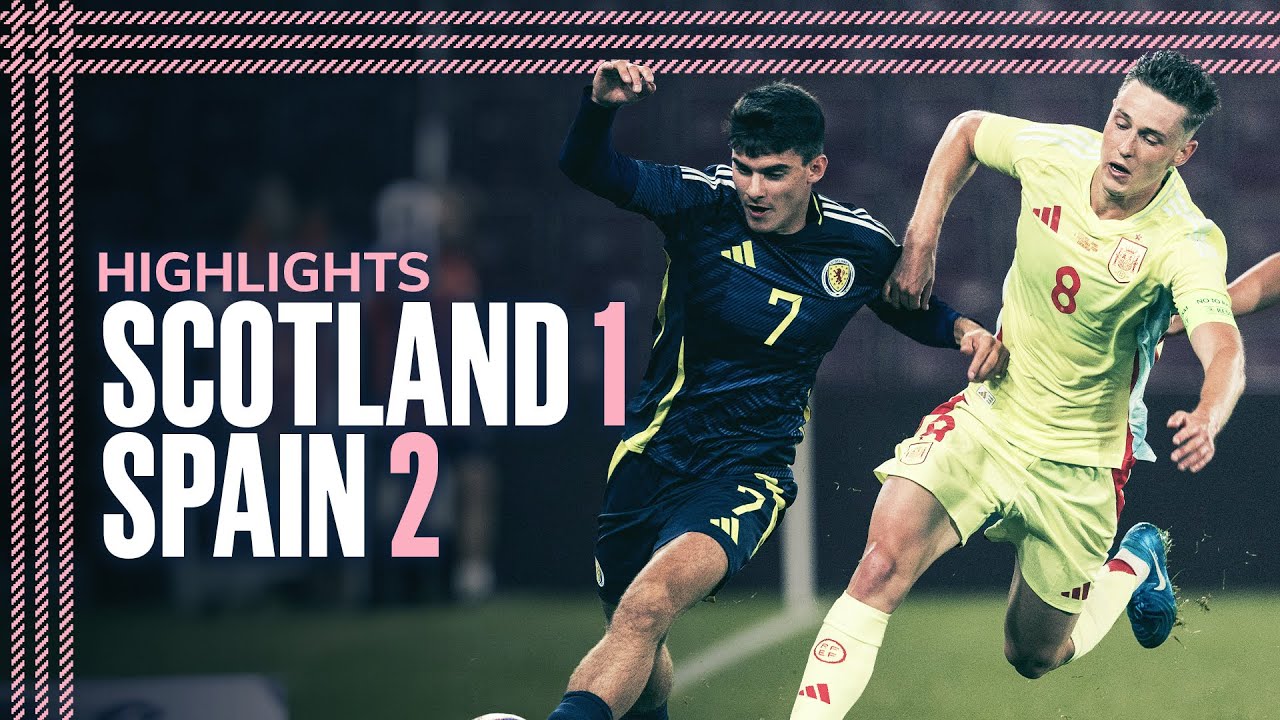Scotland 1-2 Spain | UEFA U21 EURO Championship Qualifying Highlights | Scotland National Team