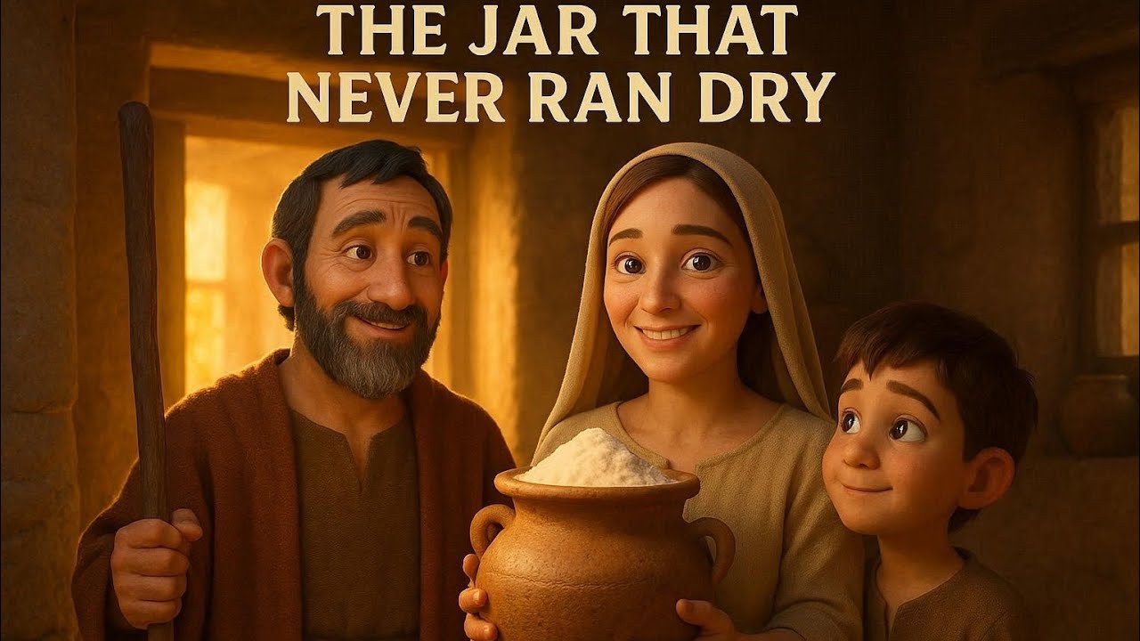 Elijah and the Widow at Zarephath| 1st Kings 17:7-16| 3D Family Bible Story of Faith & Obedience