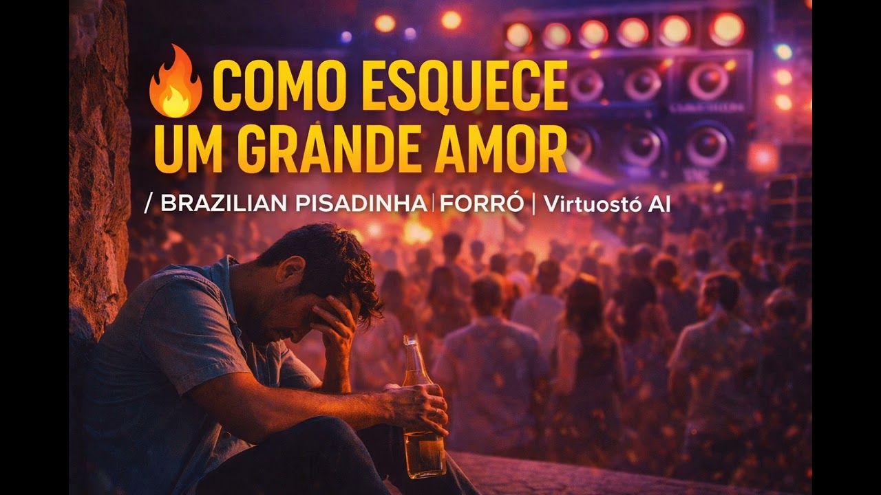 🔥 COMO ESQUECE UM GRANDE AMOR | Brazilian Pisadinha / Forró | Virtousto AI