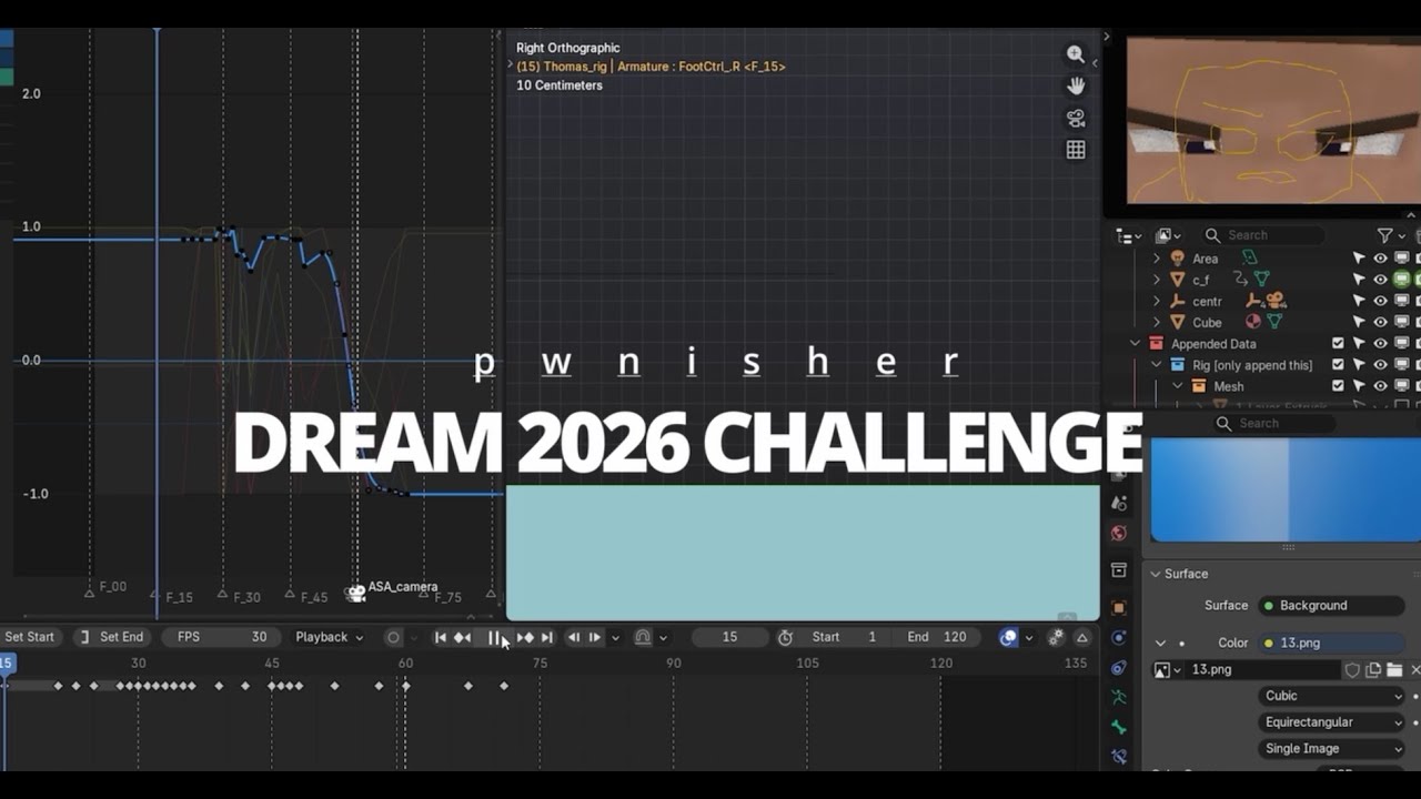 2026 mc combat 01 4 dreamsequence challenge #challenge #dreamsequence #blenderanimation