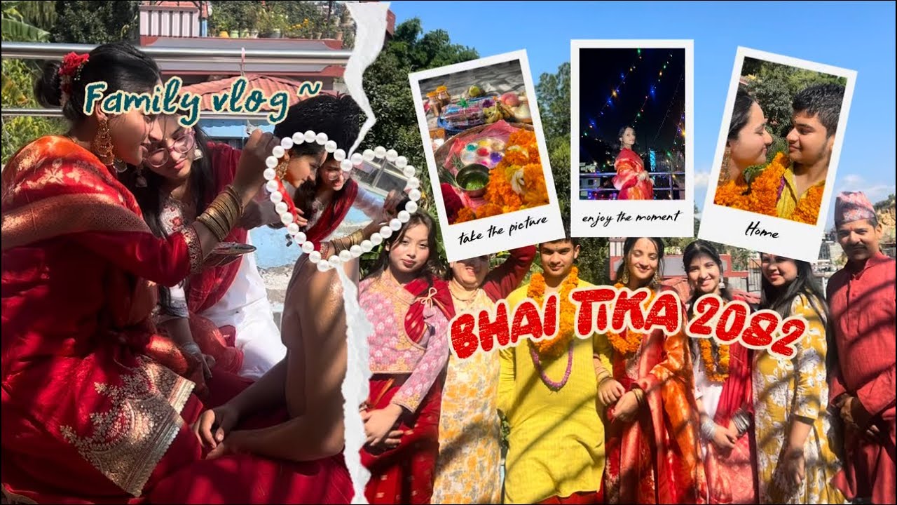 BHAI TIKA 2082❤️ ||Family vlog || Tihar🪔