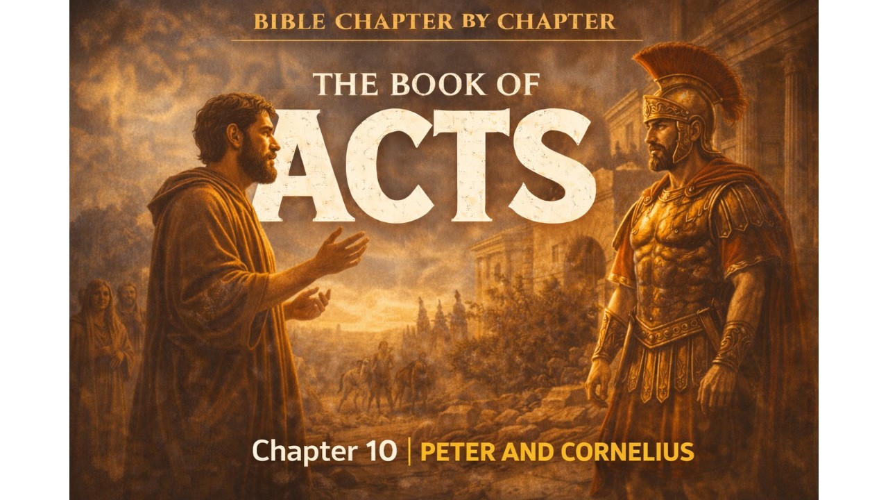 The Gospel Breaks the Barrier | Gentiles Receive the Spirit Acts Chapter 10 | Peter and Cornelius