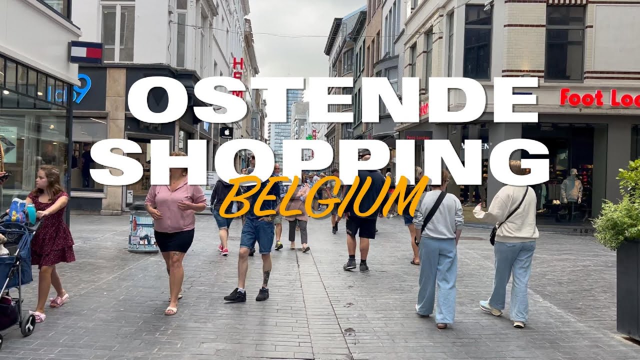 Shopping Day in Ostend Market 🛍️ | Belgium City Walk & Vlog