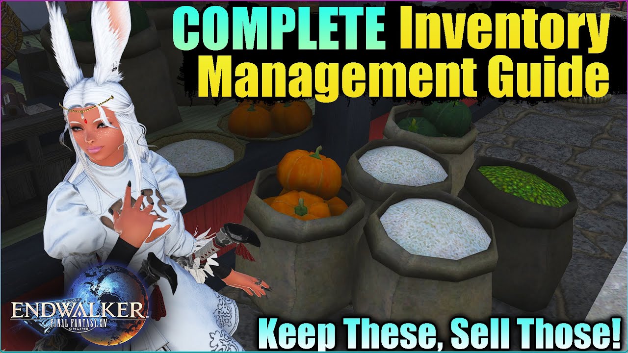 The biggest headache in FFXIV! COMPLETE Inventory Management Guide Endwalker