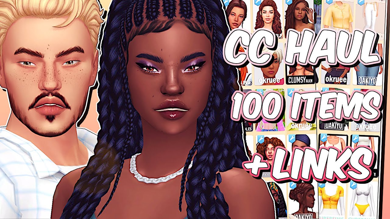 The Sims 4 | MAXIS MATCH CC HAUL #9 🌿  - MALE & FEMALE HAIRS, PRESETS & more.. | + CC Links