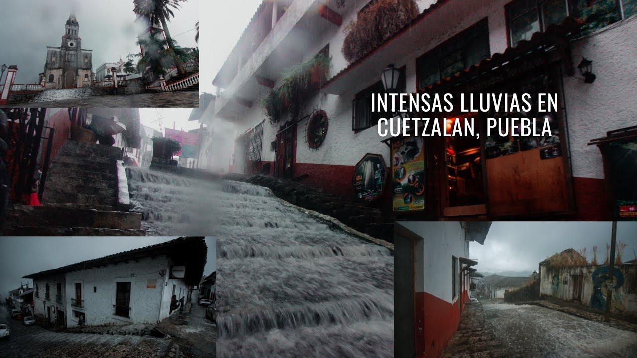 Intensas lluvias en Cuetzalan