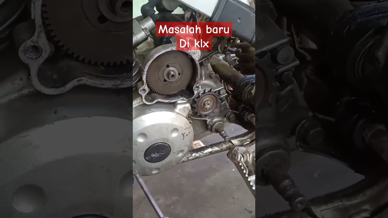 Kawasaki KLX masalahnya ngelos saat di stater#shorts