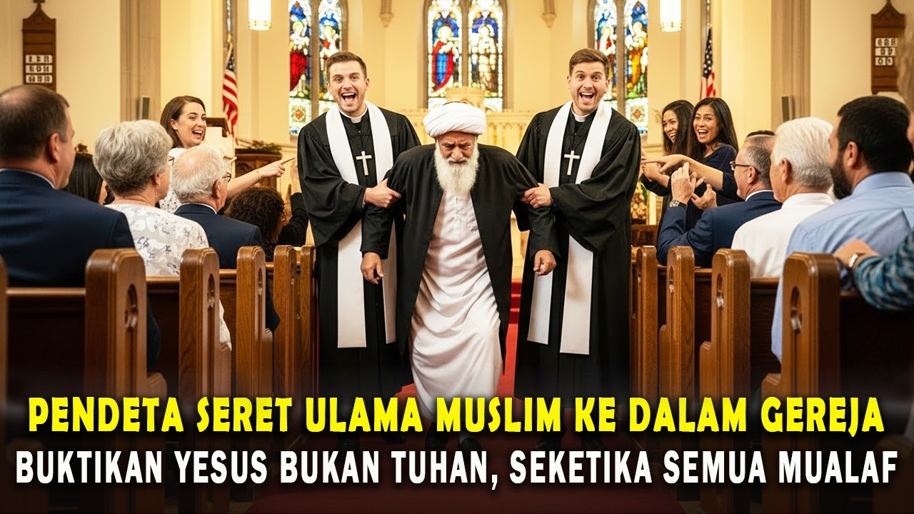HEBOH❗ PENDETA SERET ULAMA MUSLIM KE DALAM GEREJA, NAMUN SEISI GEREJA MALAH MASUK ISLAM