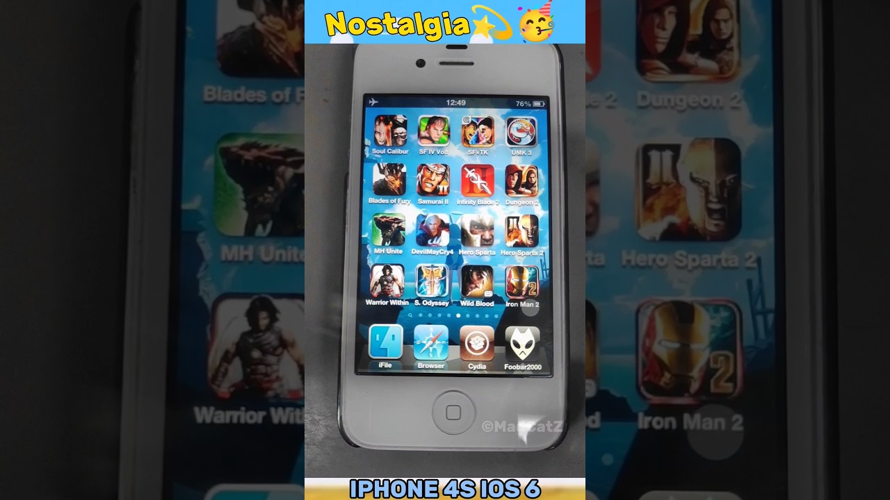 iPhone 4s iOS 6 Game Collections🔥 #iphone4s  #iphonegames #ios6