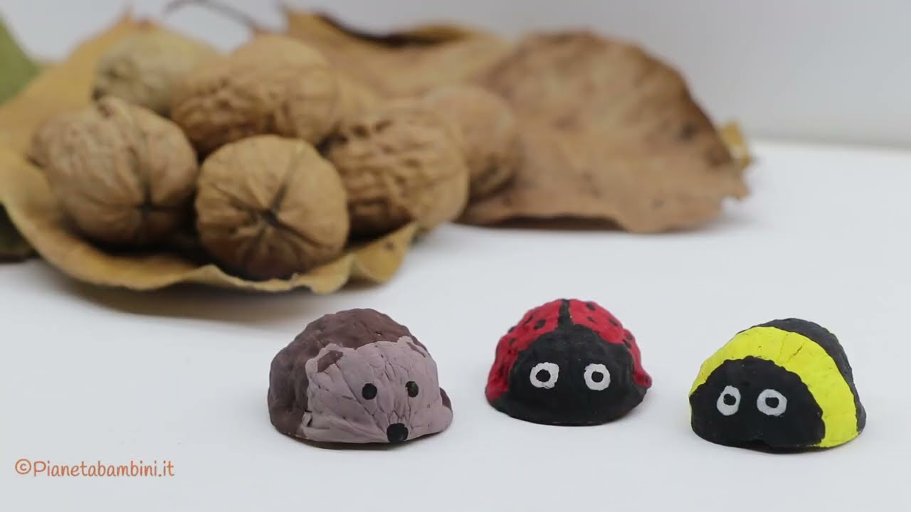 Lavoretto d'Autunno: Animali con Gusci di Noci | Tutorial