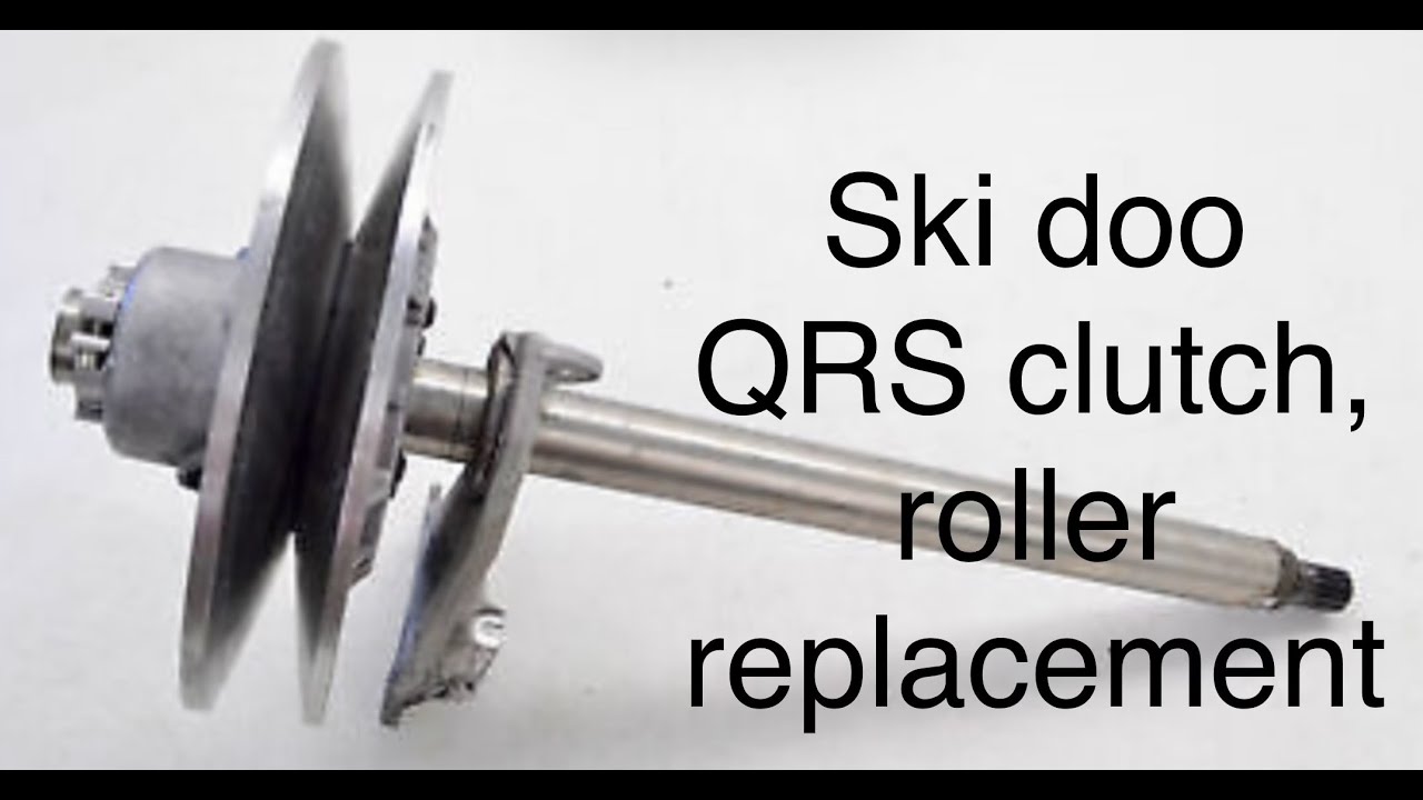 Skidoo QRS roller replacement (revised video with new content)