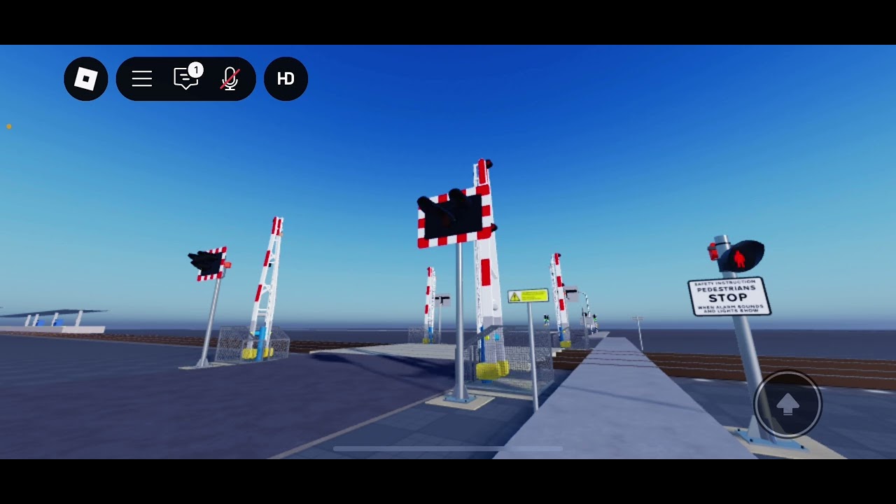 *Fictional + Rare Barriers And Alarms + Ultra Rare Crossing Setup* Alkon East Level Crossing