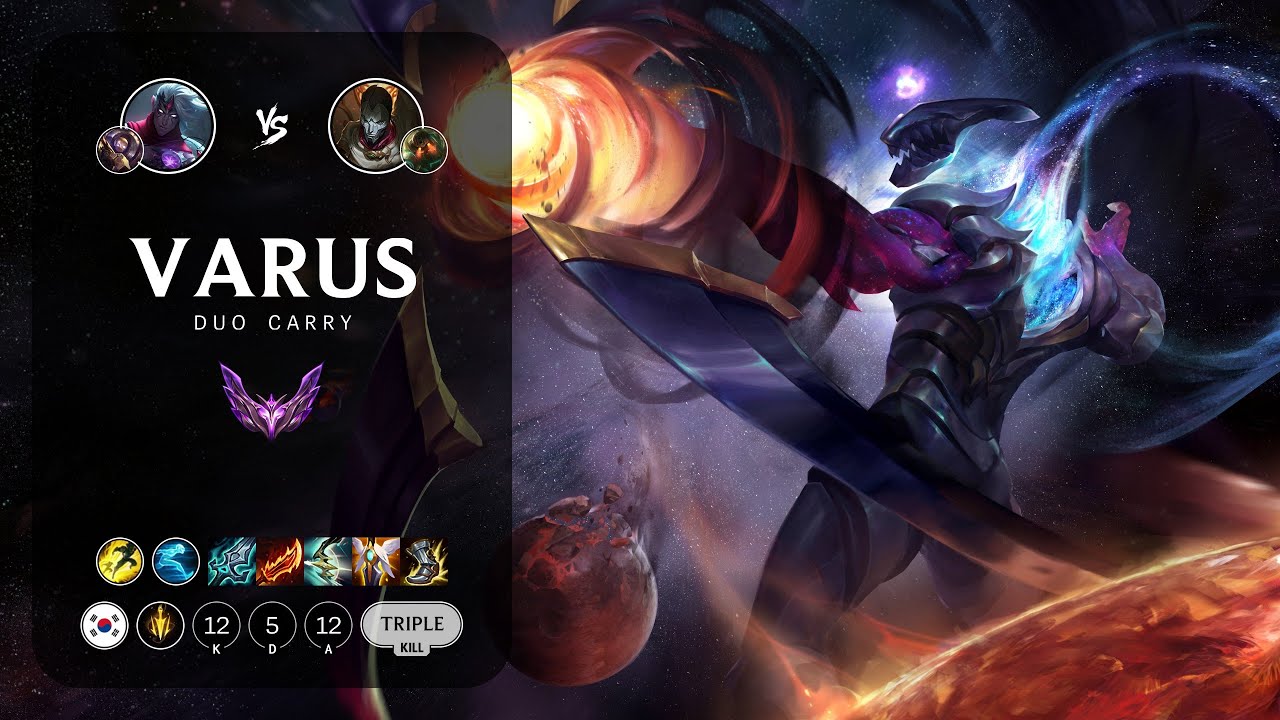 Varus ADC vs Jhin - KR Master Patch 14.1