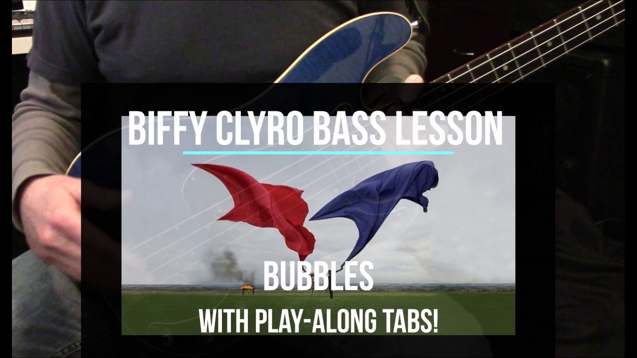 Biffy Clyro Bass Lesson Bubbles Cover with Scrolling Play Along TABS