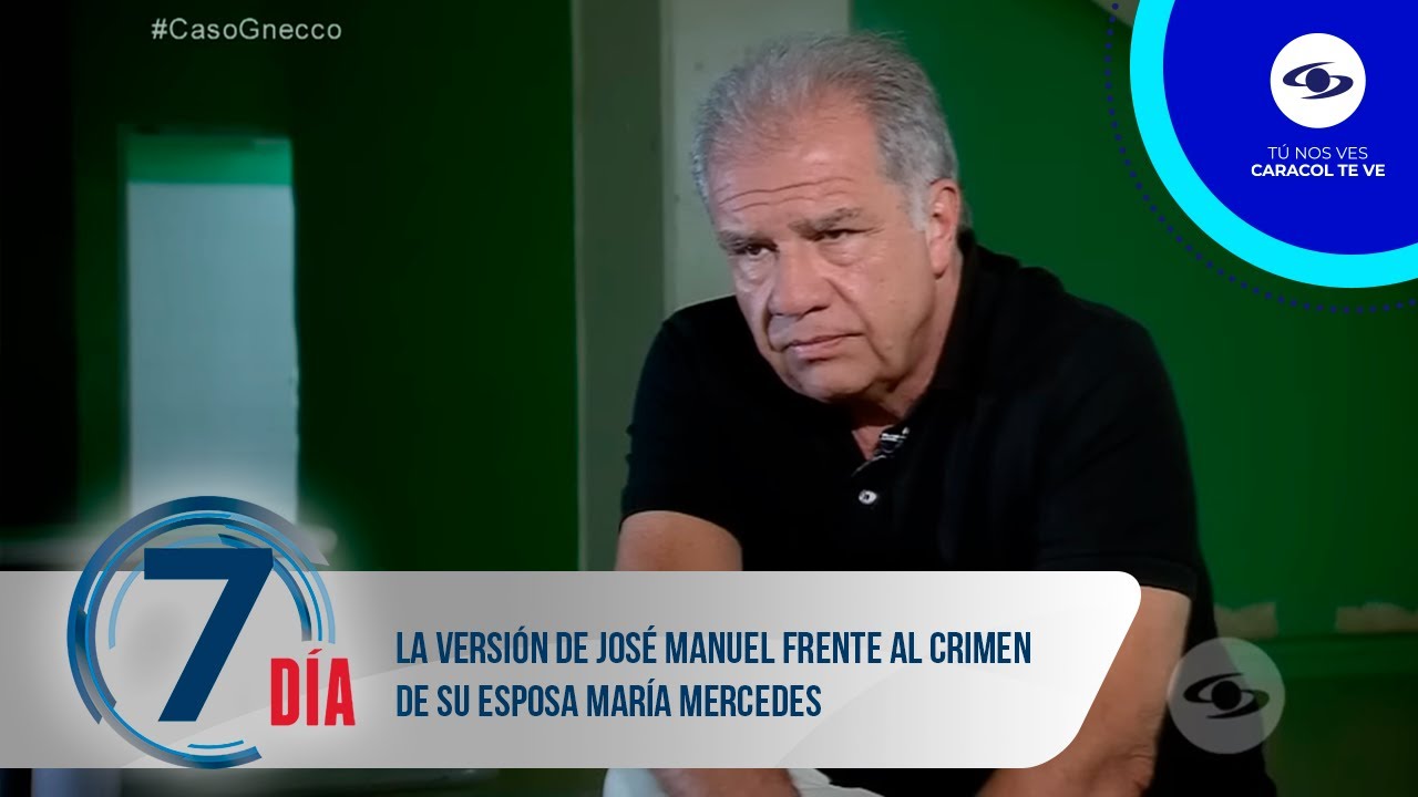 Caso Gnecco: la versión de José Manuel frente al crimen de su esposa María Mercedes - Séptimo Día