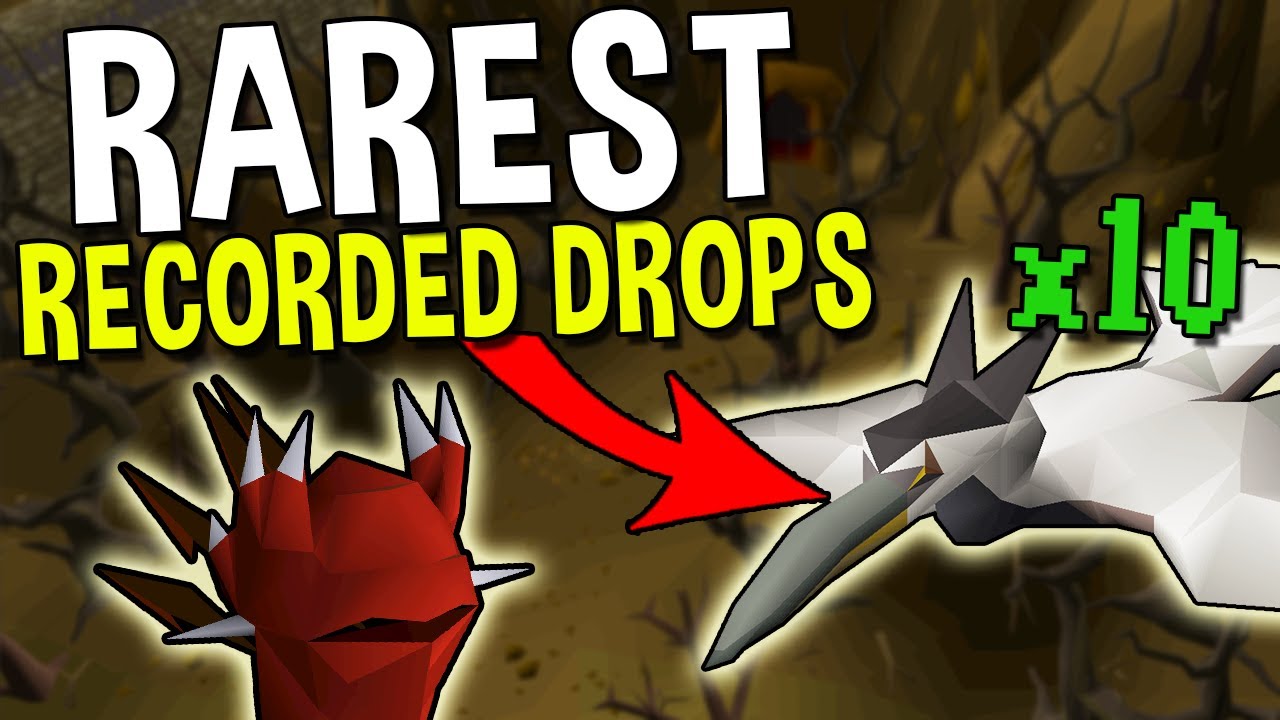 These are the Rarest Recorded Drops in OSRS History!  Rarest Drops #5 [OSRS]