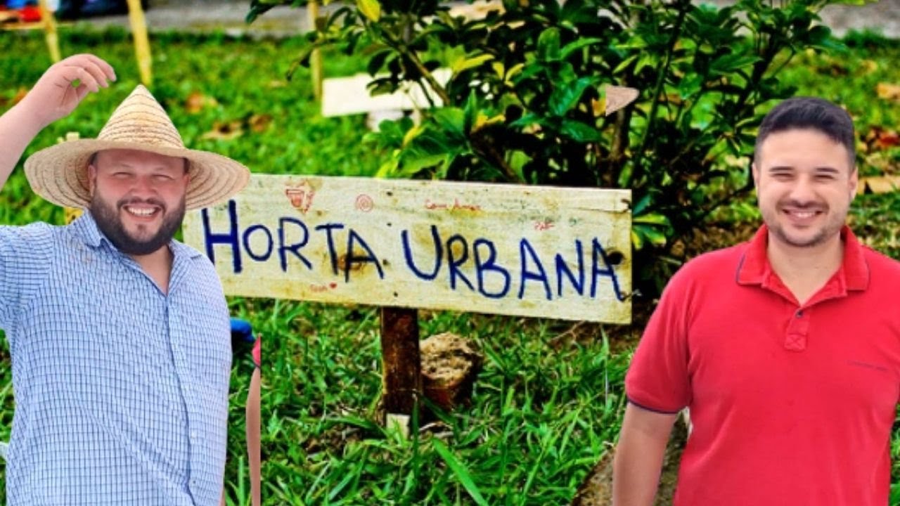 Como &eacute; uma horta urbana ? Como fazer uma horta urbana? Vem conhecer a horta!