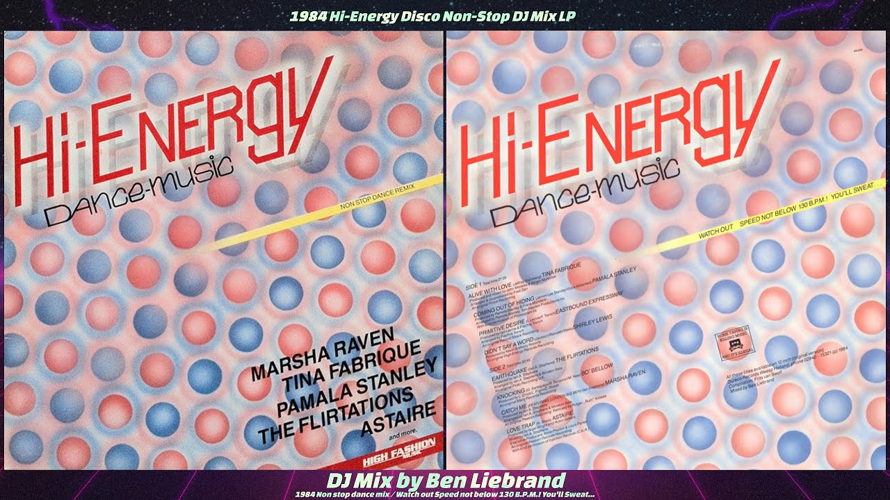 Hi-ENERGY DANCE-MUSIC ⚡ BEN LIEBRAND NON-STOP '83-'84 DJ Mix 1984 VINYL LP '80s